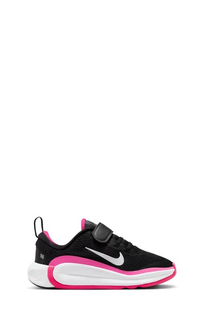 Shop Nike Kidfinity Sneaker In Black/ White/ Laser Fuchsia