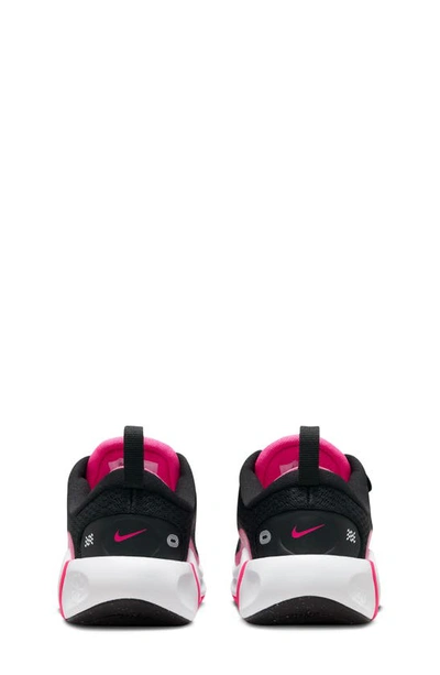 Shop Nike Kidfinity Sneaker In Black/ White/ Laser Fuchsia