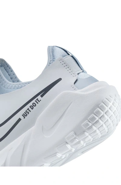 Shop Nike Flex Runner 2 Slip-on Running Shoe In Grey/ Light Blue/ White/ Navy