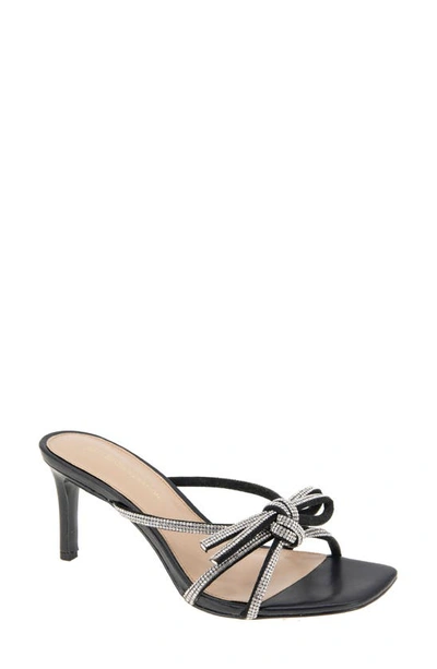 Shop Bcbgeneration Selma Slide Sandal In Black/ Clear