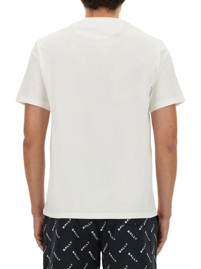Shop Bally T-shirt With Logo In White