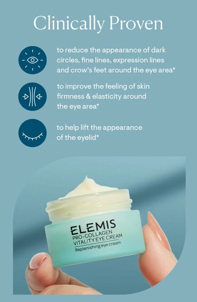 Shop Elemis Pro-collagen Vitality Replenishing Eye Cream