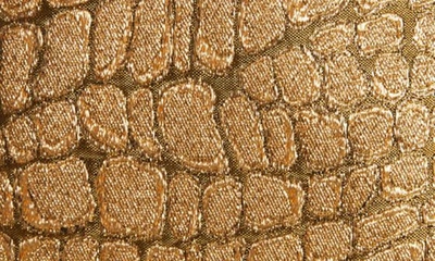 Shop Tom Ford Croc Jacquard Wrap Miniskirt In Gold