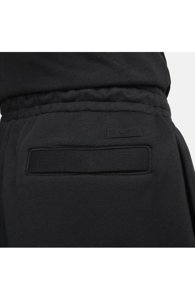 Shop Nike Oversize Tech Fleece Reimagined Drawstring Pants In Black