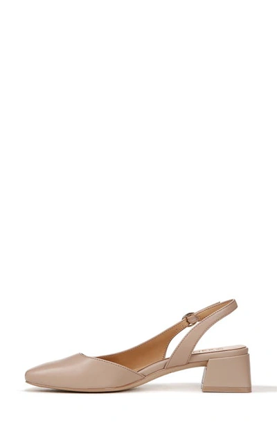Shop Naturalizer Jayla Slingback D'orsay Pump In Warm Fawn Tan Leather