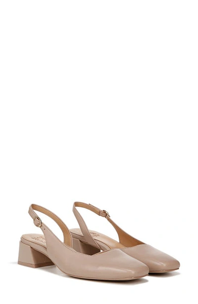 Shop Naturalizer Jayla Slingback D'orsay Pump In Warm Fawn Tan Leather