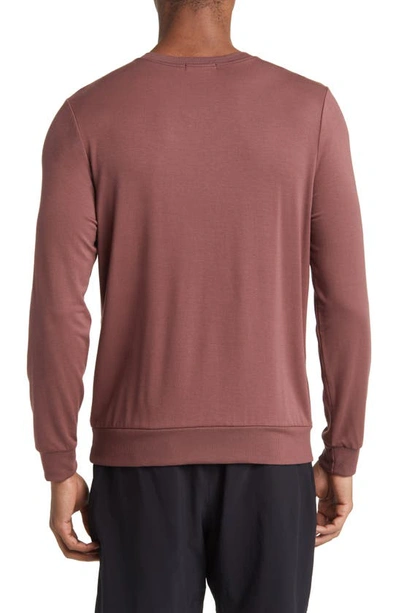 Shop Beyond Yoga Always Beyond Crewneck Sweatshirt In Maple