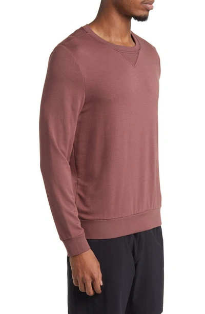 Beyond Yoga Always Beyond Crewneck Sweatshirt In Maple