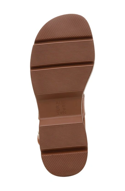 Shop Naturalizer Darry Slingback Platform Sandal In English Tea Leather