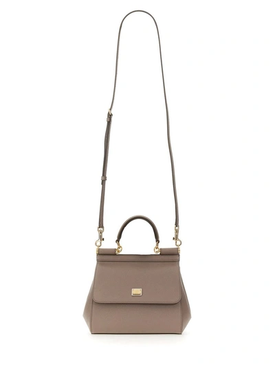Shop Dolce & Gabbana Bag "sicily" Medium In Brown
