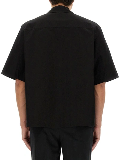Shop Jil Sander Cotton Shirt In Black