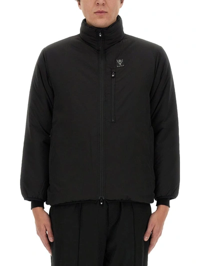 Shop South2 West8 Jacket With Logo In Black