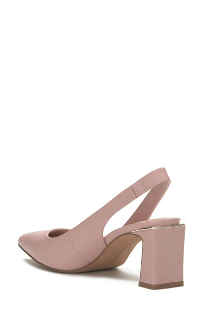 Shop Vince Camuto Hamden Pointed Toe Slingback Pump In Pale Peony