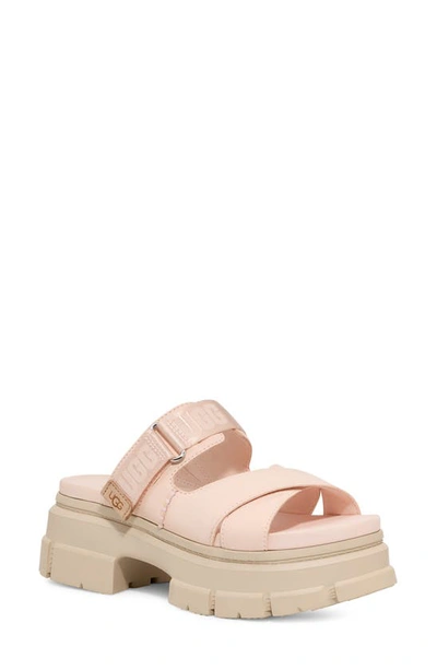 Shop Ugg ® Ashton Lug Sandal In Rosy Beige