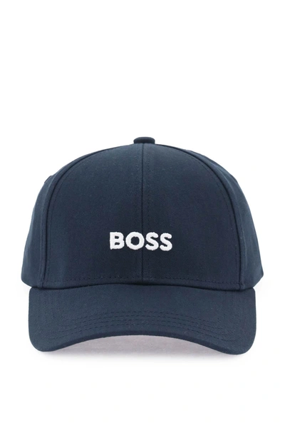 Shop Hugo Boss Baseball Cap With Embroidered Logo
