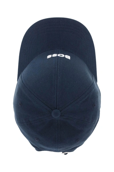 Shop Hugo Boss Baseball Cap With Embroidered Logo