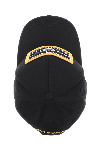 Shop Dsquared2 Baseball Cap With Logoed Patch