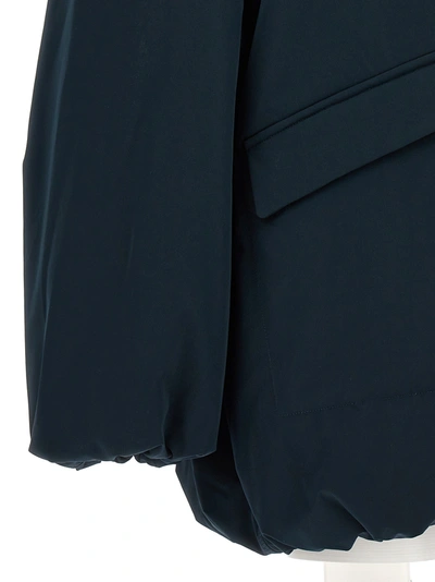 Shop Ganni Oversize Bomber Jacket Casual Jackets, Parka Blue