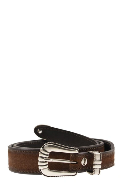 Shop Alberto Luti Burnt Belt In Burned