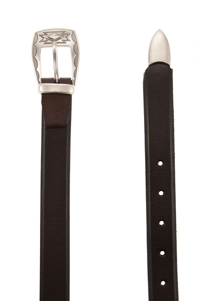 Alberto Luti Dark Brown Belt In Dark Brown