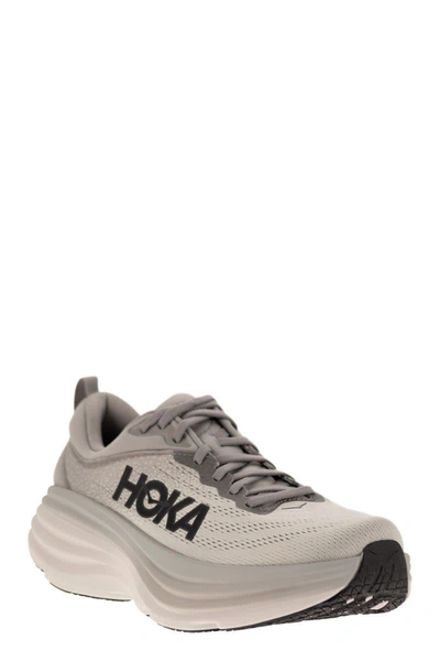 Shop Hoka Bondi 8 - Ultra-shortened Sports Shoe In Grey