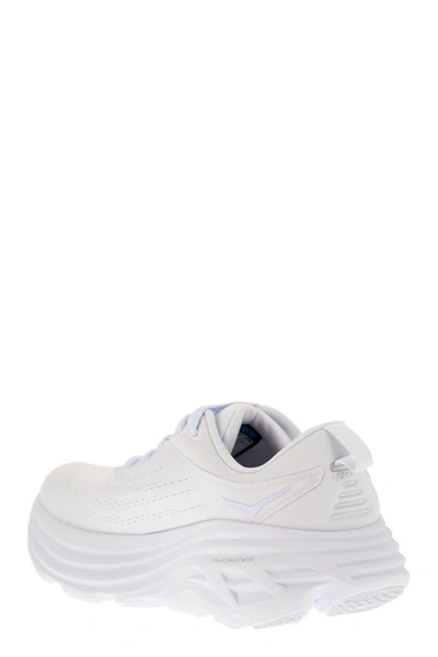 Shop Hoka Bondi 8 - Ultra-shortened Sports Shoe In White