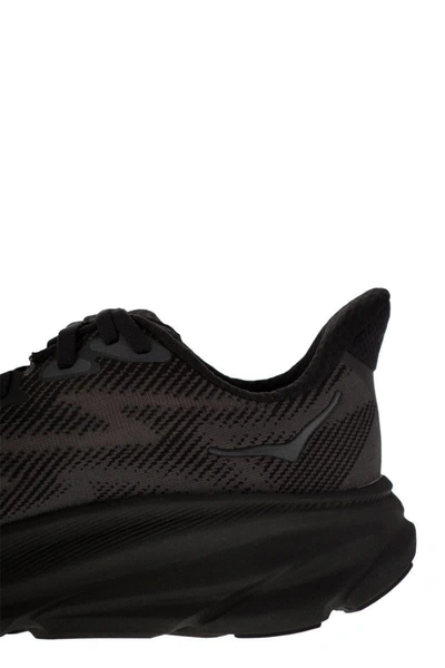 Shop Hoka Clifton 9 - Breathable Sports Shoev In Black