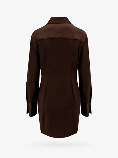 Shop Blumarine Woman Dress Woman Brown Dresses