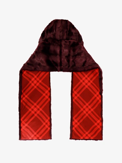 Shop Burberry Man Scarf Man Red Scarves