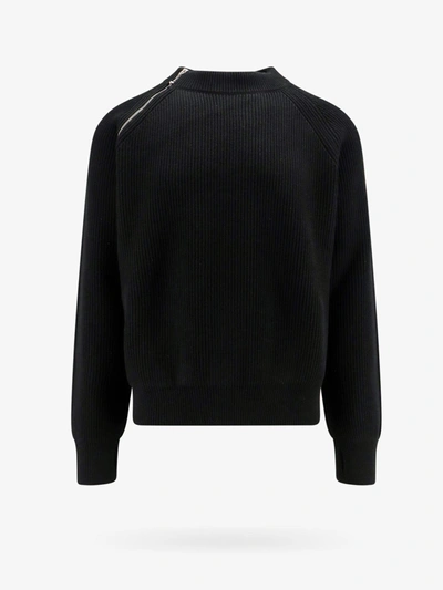 Shop Burberry Man Sweater Man Black Knitwear