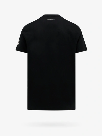 Shop Courrèges Courreges Man T-shirt Man Black T-shirts