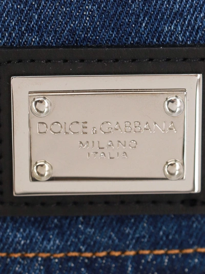 Shop Dolce & Gabbana Woman Top Woman Blue Top