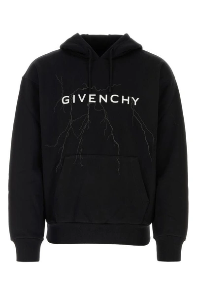 Shop Givenchy Man Black Cotton Sweatshirt