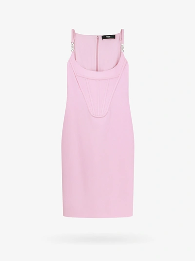 Shop Versace Woman Dress Woman Pink Dresses