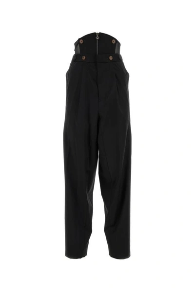 Shop Vivienne Westwood Woman Black Wool Pant