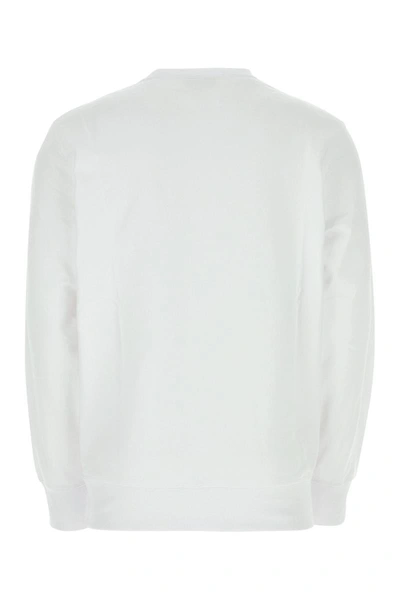 Shop Alexander Mcqueen Sweatshirts In Opticalwhite
