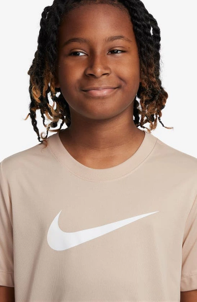 Shop Nike Kids' Dri-fit Legend T-shirt In Sanddrift