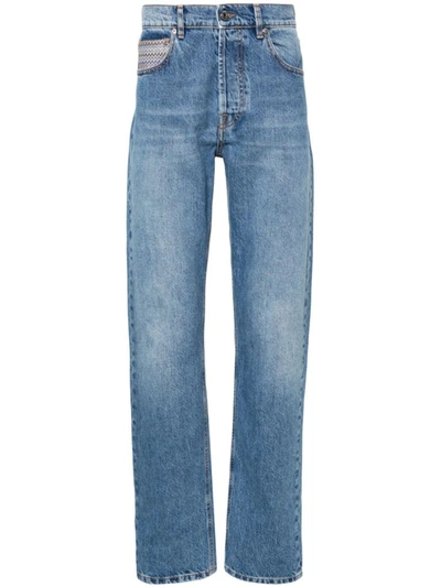 Shop Missoni 5 Pocket Denim Jeans In Blue