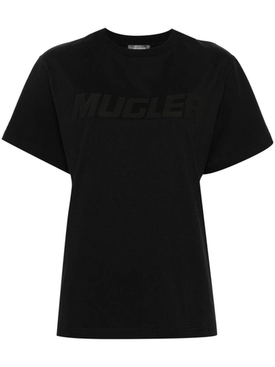 Shop Mugler Top In Black