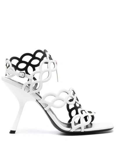 Shop Sergio Rossi Sandals In White