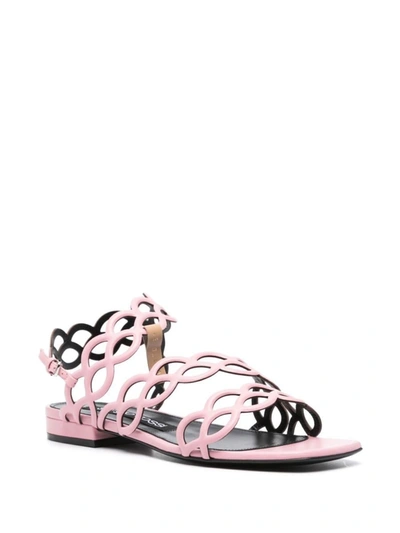 Shop Sergio Rossi Sandals In Light Pink