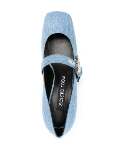 Shop Sergio Rossi With Heel In Blue