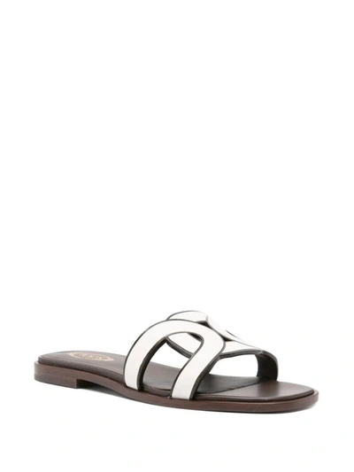 Shop Tod's Sandals Shoes In White