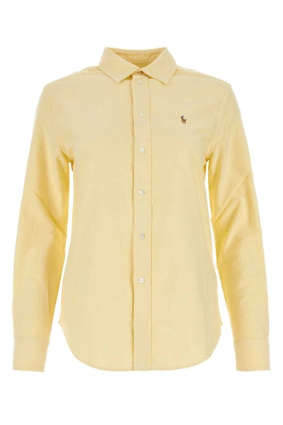 Shop Polo Ralph Lauren Shirts In Yellow