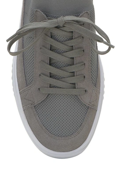 Shop Vince Camuto Hadyn Knit Sneaker In Light Grey/ Dese Strtol