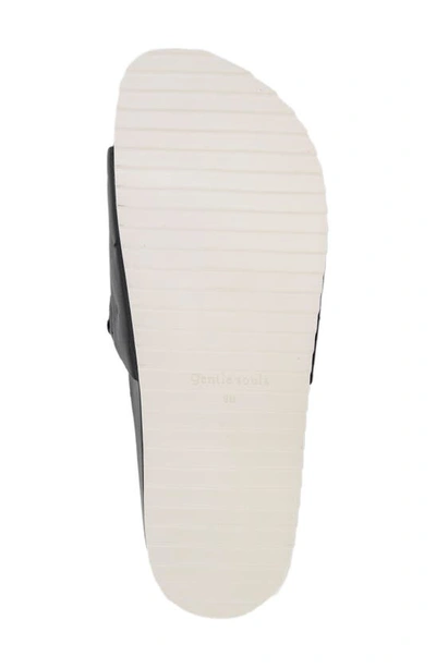 Gentle Souls By Kenneth Cole Montauk Slide Sandal In Black