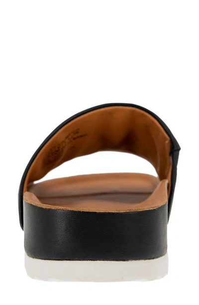 Gentle Souls By Kenneth Cole Montauk Slide Sandal In Black