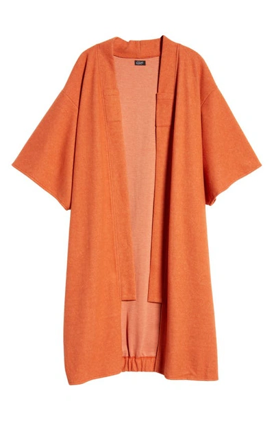 Shop Roffe Accessories Open Front Duster In Orange