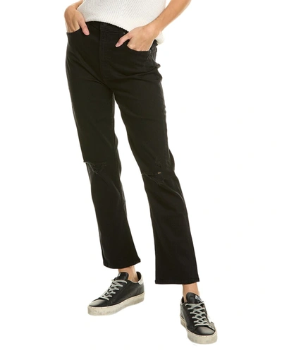 Shop Mother Denim High-waist Rider Guilty As Sin Ankle Jean In Black