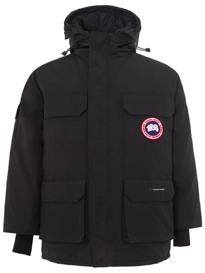 Shop Canada Goose Quilted 'expedition' Hooded Men's Parka In Black